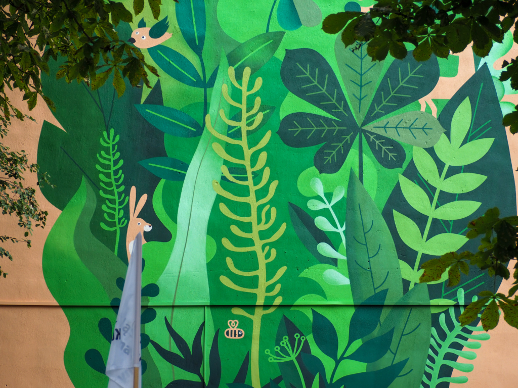 Mural na ul. Modelarskiej