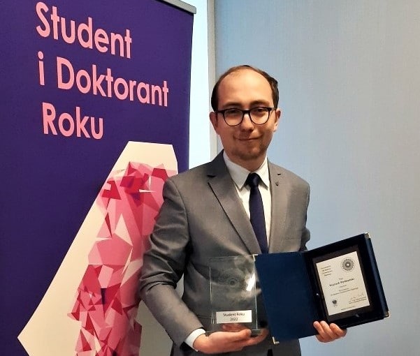 Wojciech Wydmański Studentem Roku UŚ !
