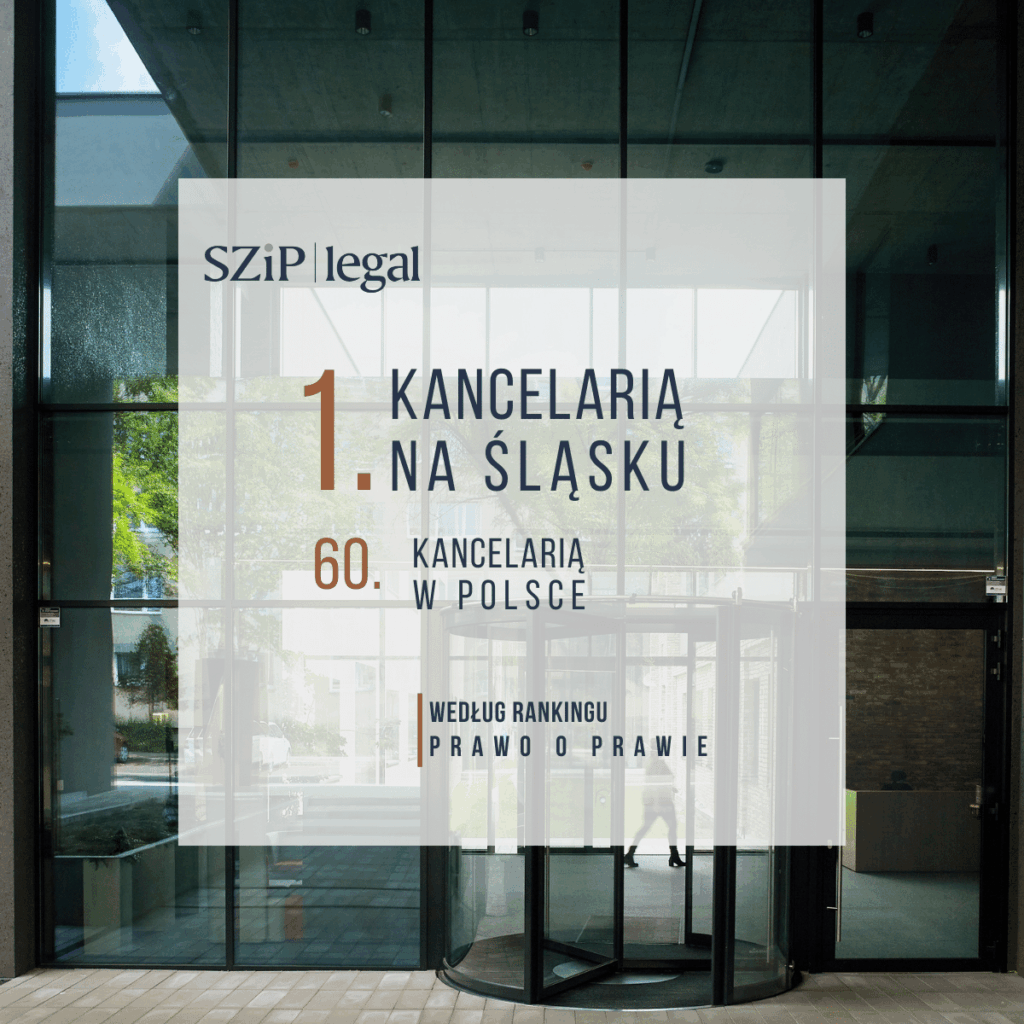 Kancelaria SZiP zajęła 1. miejsce wśród kancelarii na Śląsku oraz 60. miejsce w Polsce